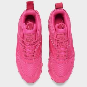 Beautiful hot pink Cardi B Reebok shoes